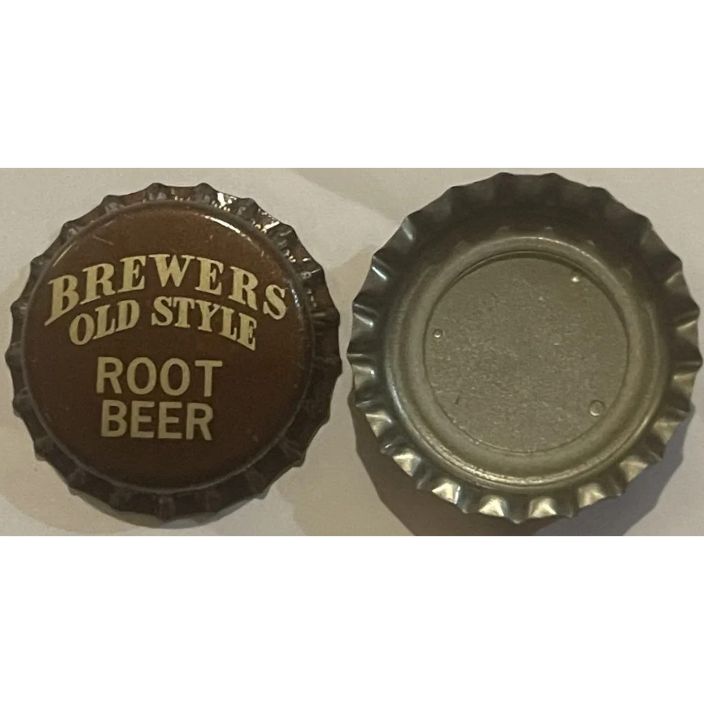 Vintage 1970s Brewers Root Beer Bottle Cap from Reading Pennsylvania