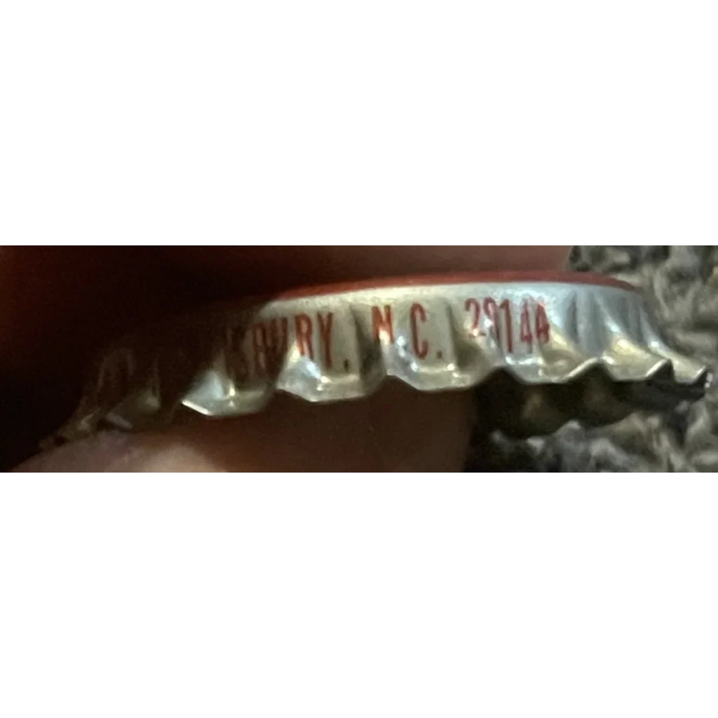 Rare 1970s Caravan Strawberry Soda Bottle Cap with Egyptian Pyramid