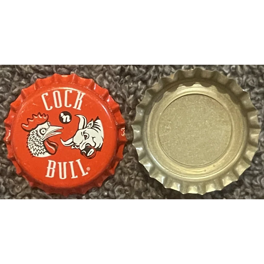 Rare Vintage 1970s Cock N Bull Soda Bottle Cap From Jefferson NC