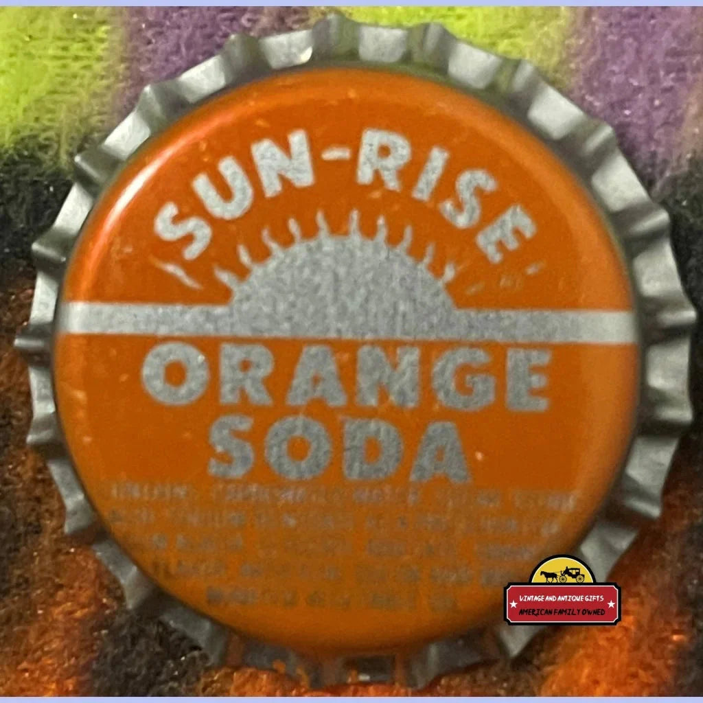Rare 1970s Coke Sun-Rise Orange Soda Bottle Cap from Georgia