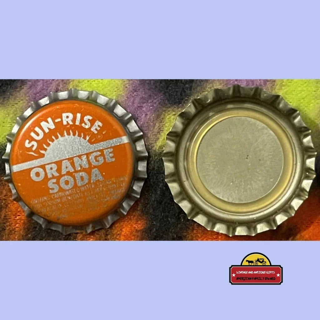 Rare 1970s Coke Sun-Rise Orange Soda Bottle Cap from Georgia