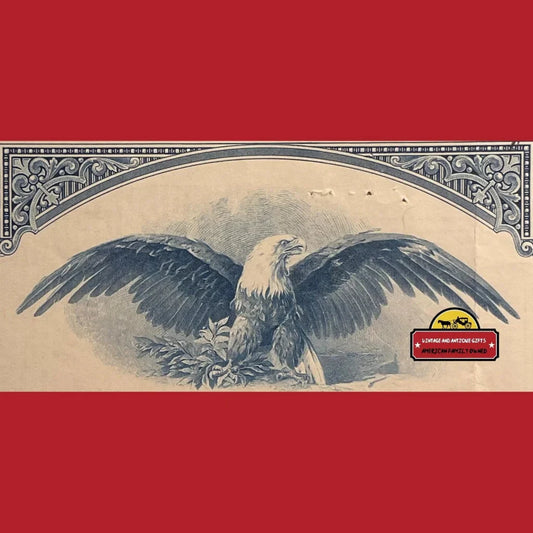 Rare Vintage 1970s Standard Motor Stock Certificate Wall Art