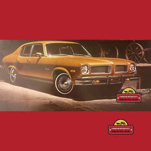 Rare 1974 Pontiac Ventura Dealer Brochure Showcases GTO Legacy