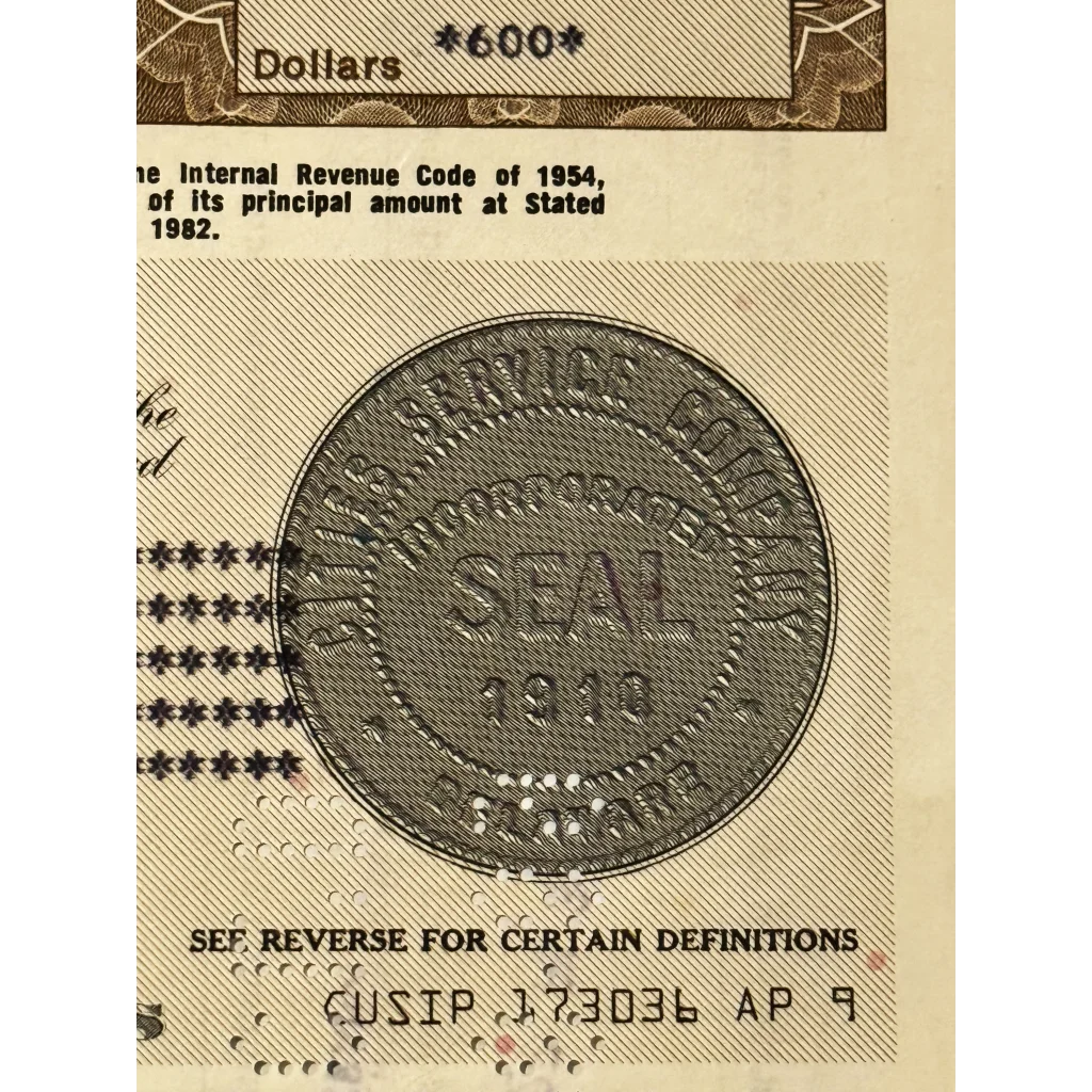 Rare 1980s Cities Service Company Stock Certificate Unveiled