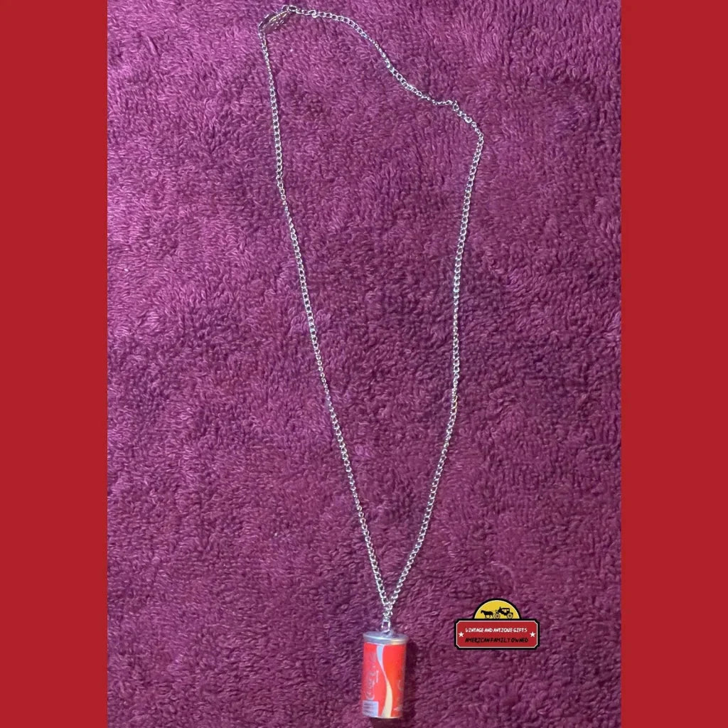 Vintage 1980s Coke Mini Can Necklace Brings Retro Charm