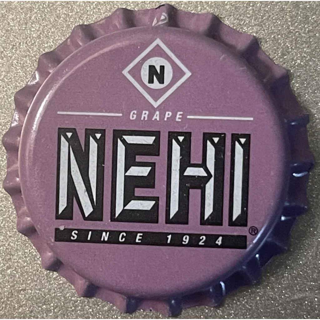 Vintage Nehi Grape Bottle Cap from 1980s Dr Pepper Jefferson NC