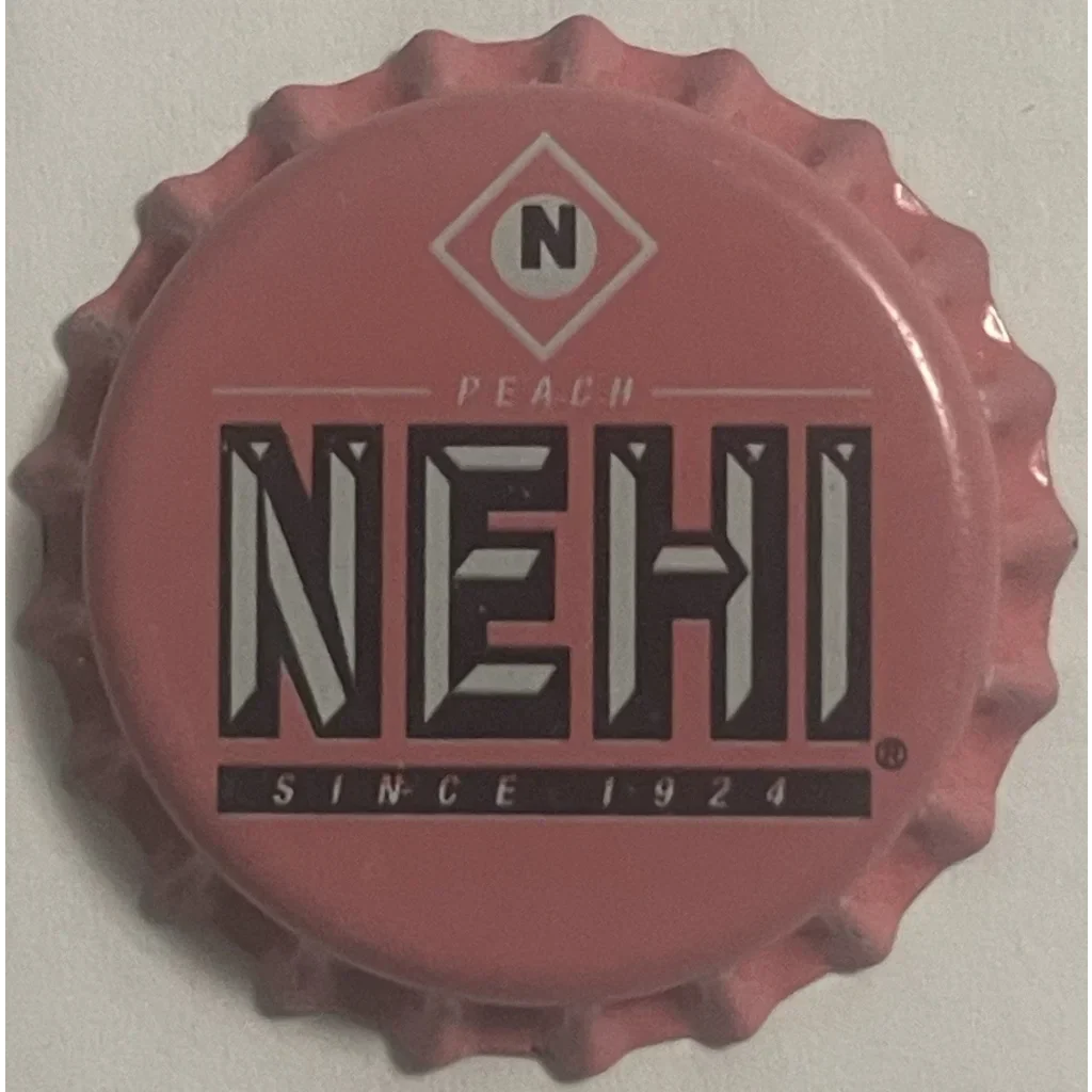Vintage 1980s Nehi Peach Bottle Cap Transports You to Jefferson NC