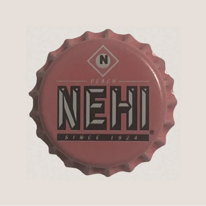 Vintage 1980s Nehi Peach Bottle Cap Transports You to Jefferson NC