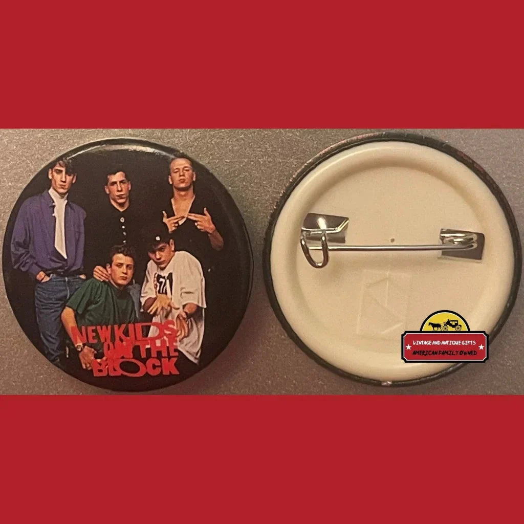 Rare Jordan Knight NKOTB Pose Block Pin for 80s Pop Fans