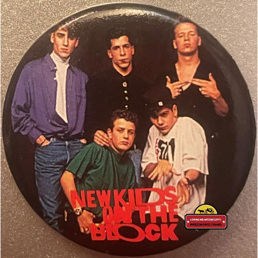 Rare Jordan Knight NKOTB Pose Block Pin for 80s Pop Fans