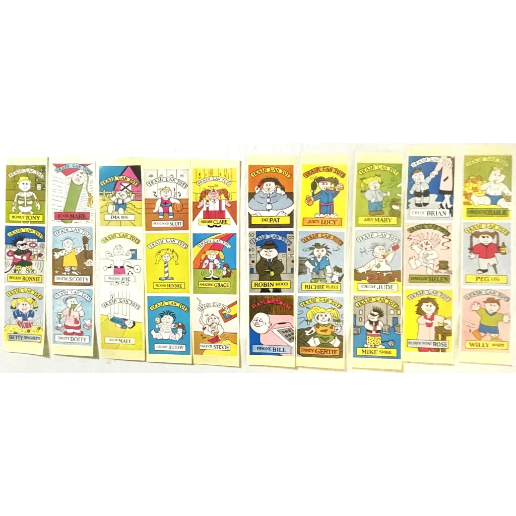 Relive the 80s with Outrageous Garbage Pail Kids Tots Stickers