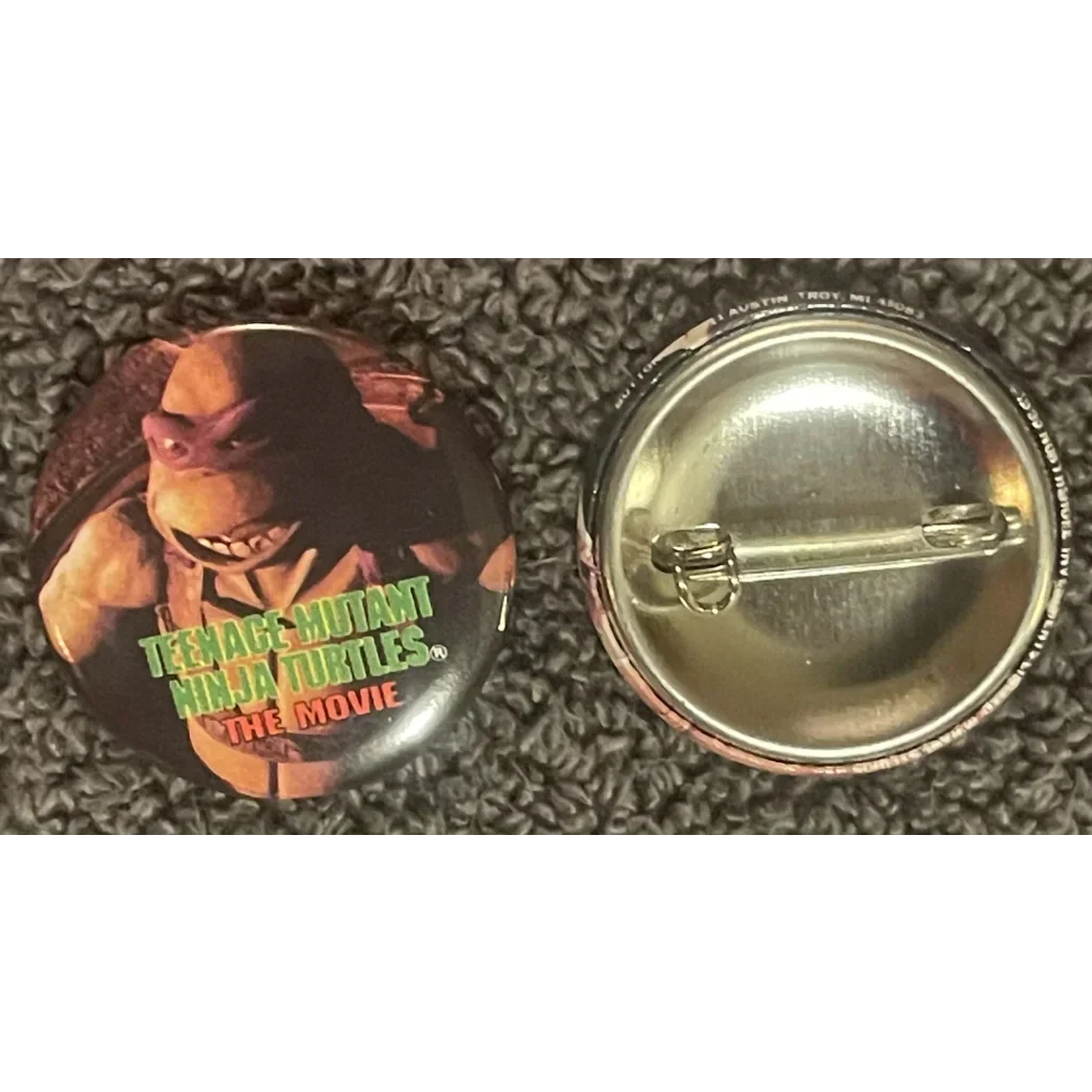 Rare Teenage Mutant Ninja Turtles 1990 Movie Collectible Pins