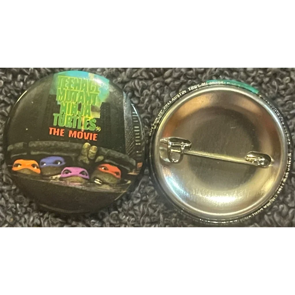 Vintage Teenage Mutant Ninja Turtles Movie Pin Collectible