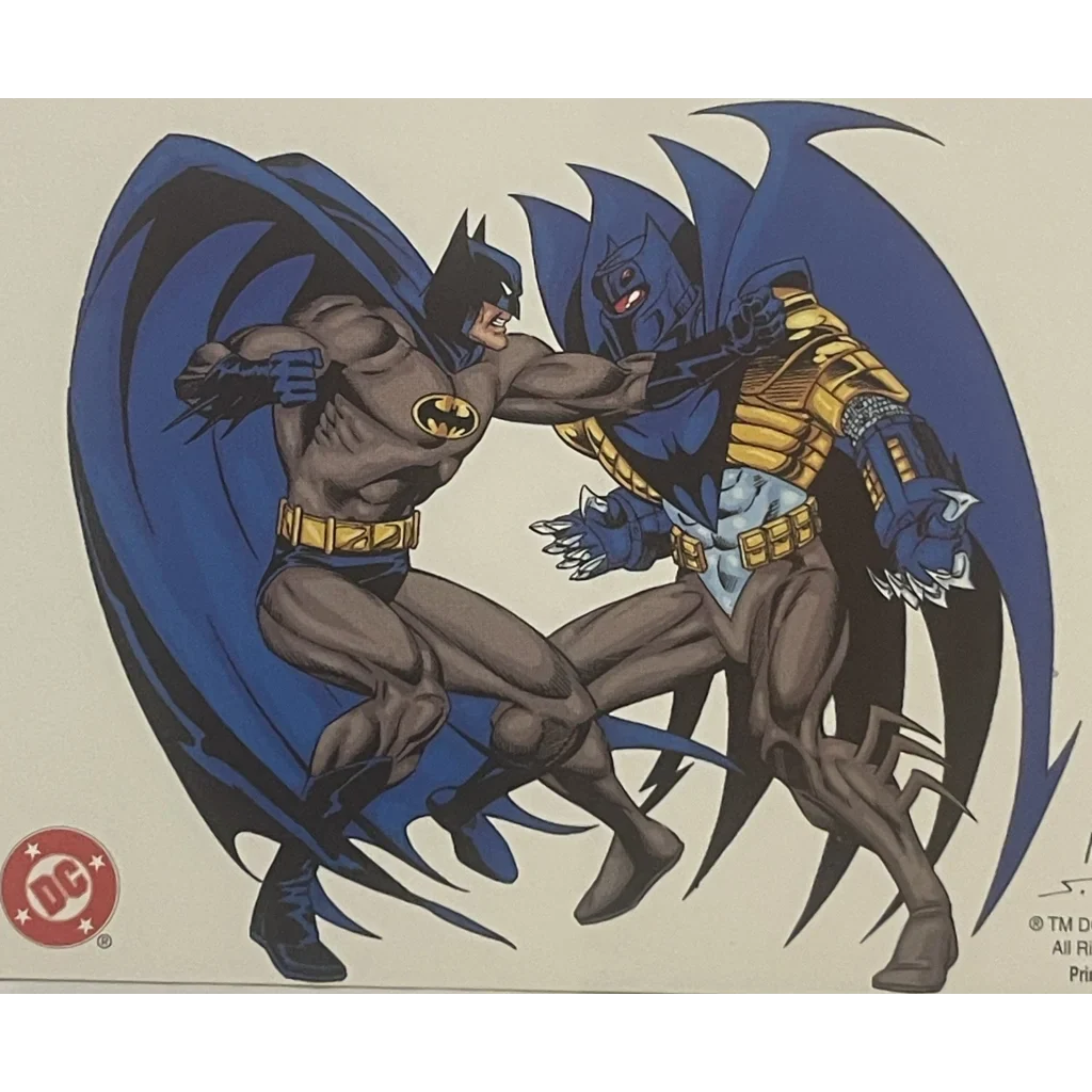 Rare Graham Nolan Batman Postcard Antique Gift for DC Fans