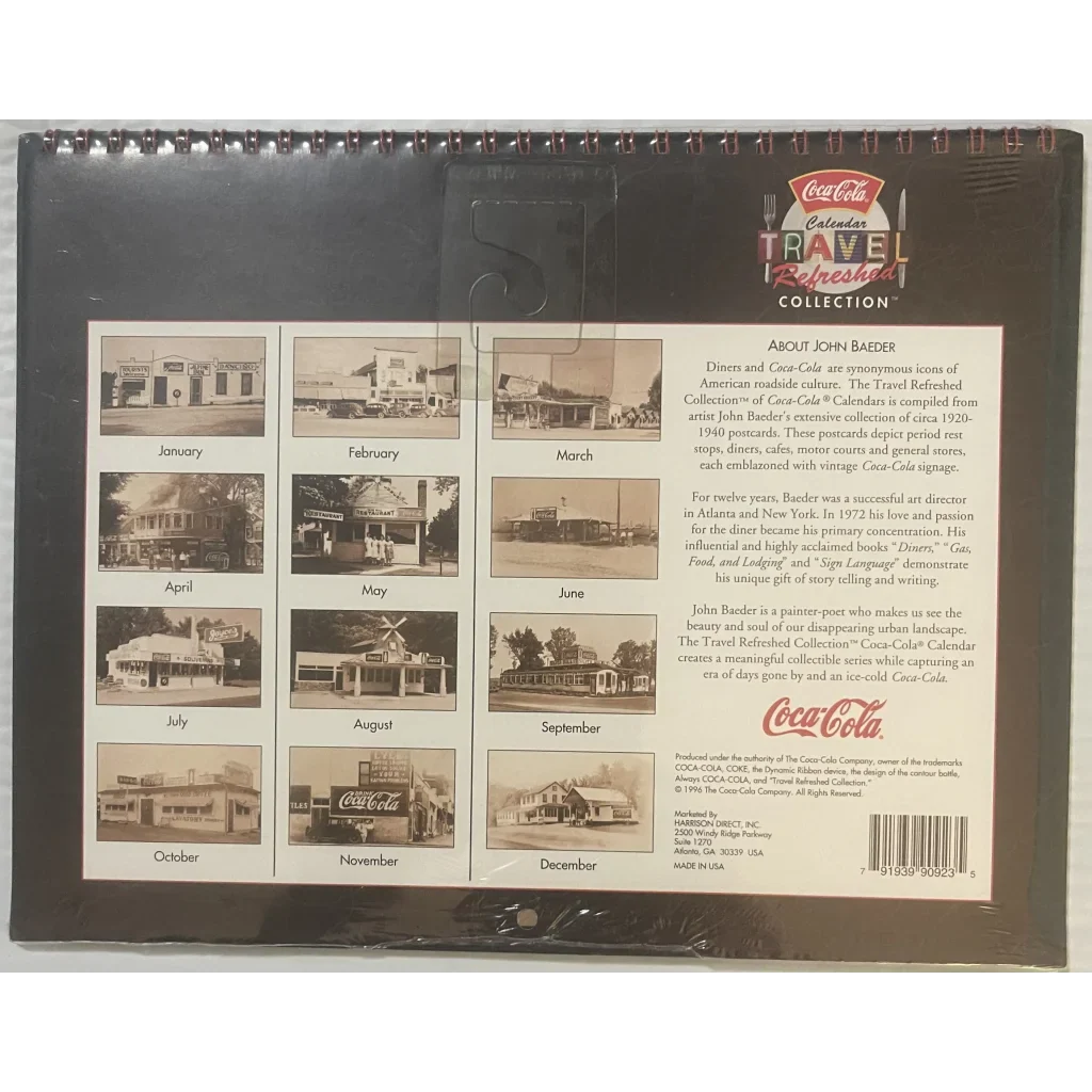 Rare Coca Cola Vintage Calendar Brings History to Life