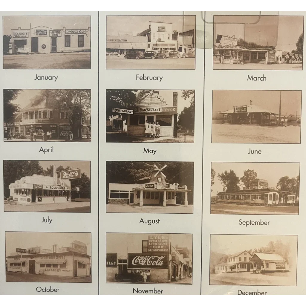 Rare Coca Cola Vintage Calendar Brings History to Life
