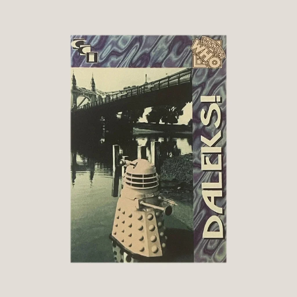 Vintage 1990s Doctor Who Dalek Trading Card Exterminate Nostalgia