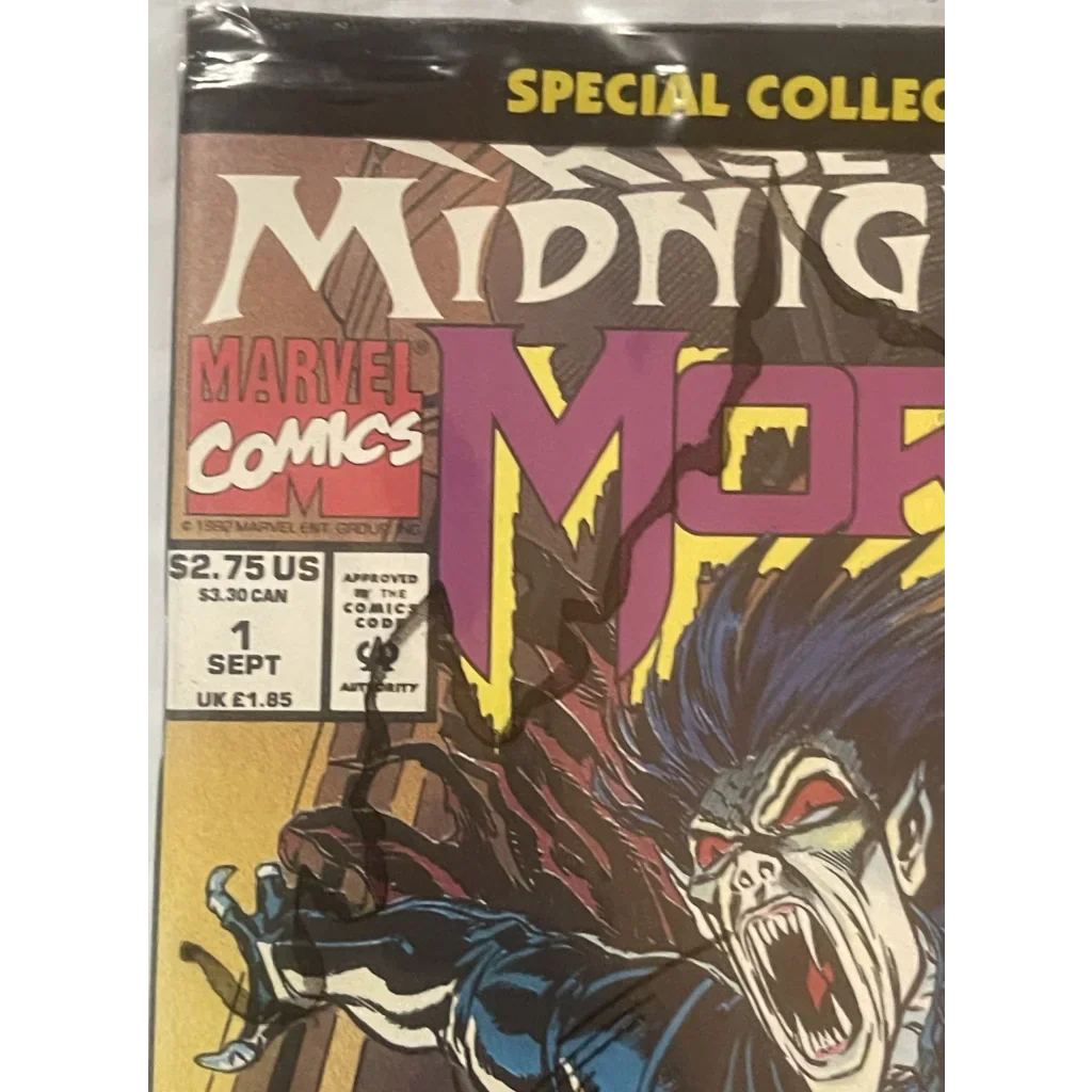 Retro 1992 Morbius Living Vampire Comic Factory Sealed