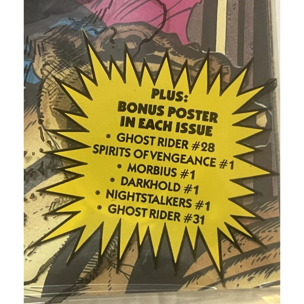 Retro 1992 Morbius Living Vampire Comic Factory Sealed