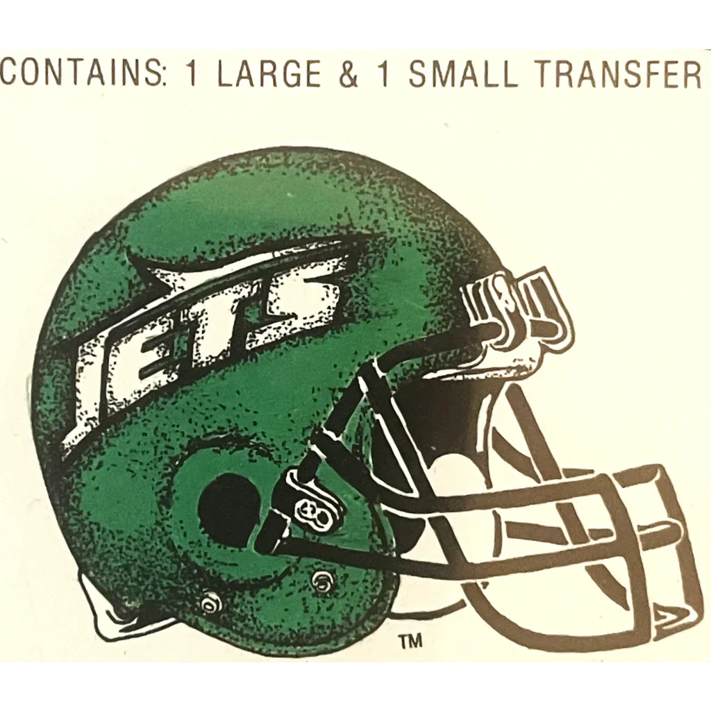 Vintage New York Jets Temporary Tattoos Nostalgic Antique Gift