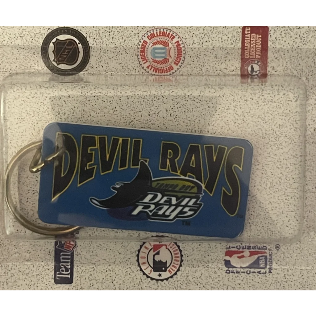 Rare Tampa Bay Devil Rays 90s MLB Keychain Collectible