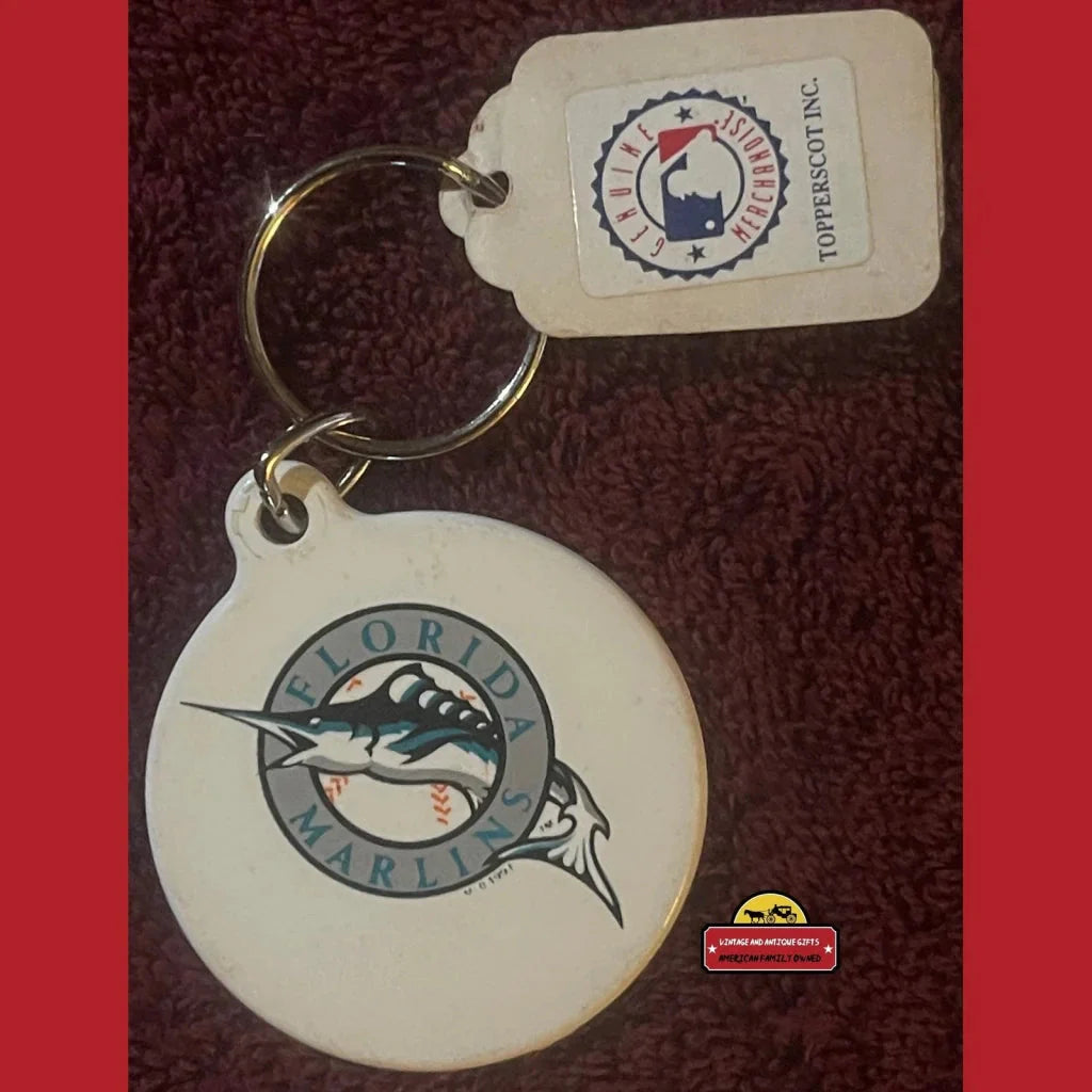 Rare 1991 MLB Florida Marlins Keychain Predates Team's Debut