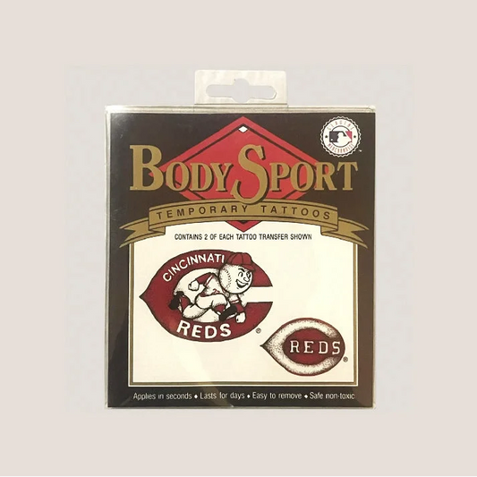 Vintage 1992 Cincinnati Reds Temporary Tattoos for MLB Collectors