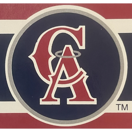 Rare California Angels Bumper Sticker 90s MLB Antique Gift