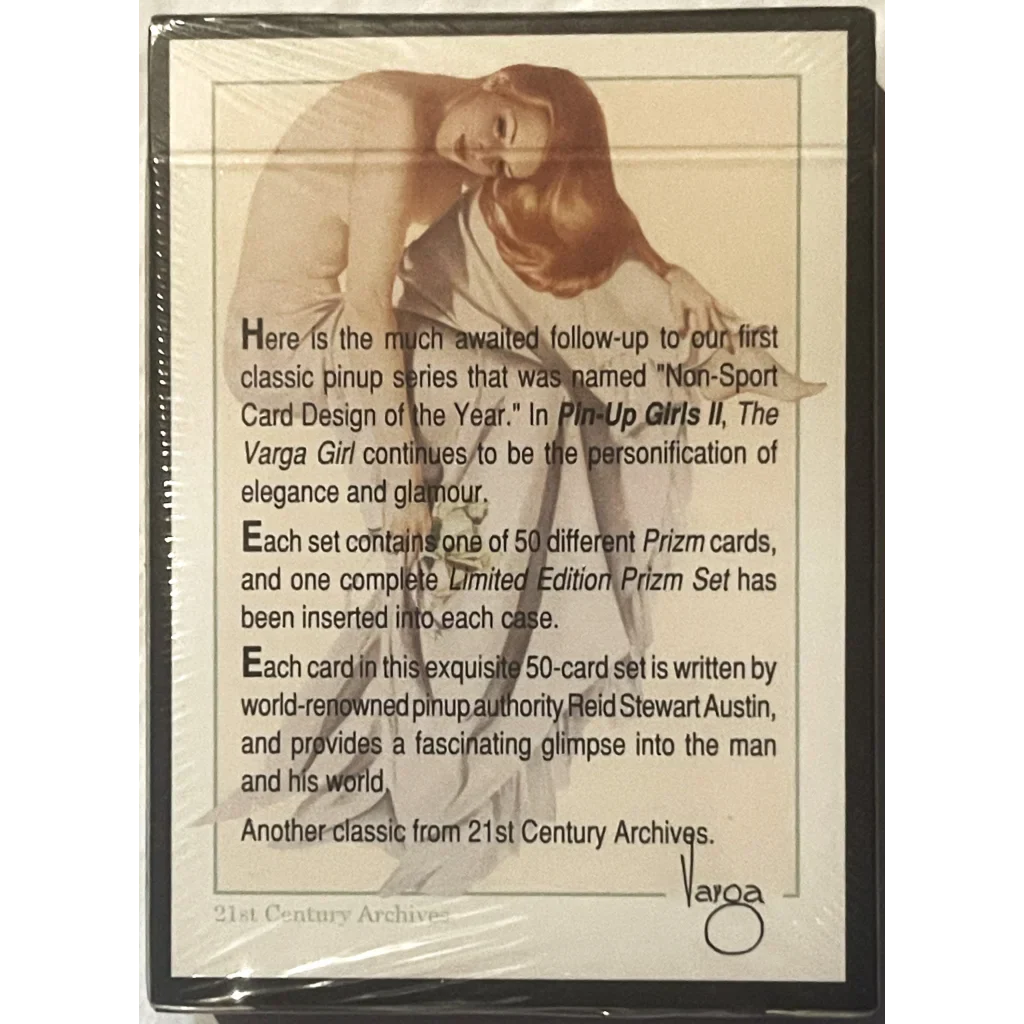 Vintage Pin-Up Girls II Collectible Trading Card Complete Set Sealed