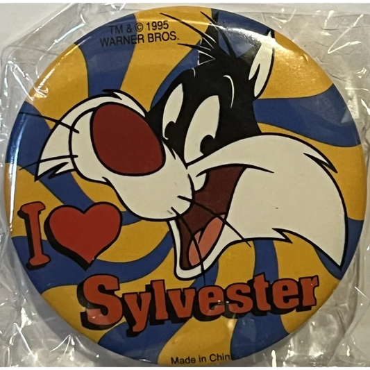 Rare 1995 Sylvester Looney Tunes Pin for Cartoon Collectors