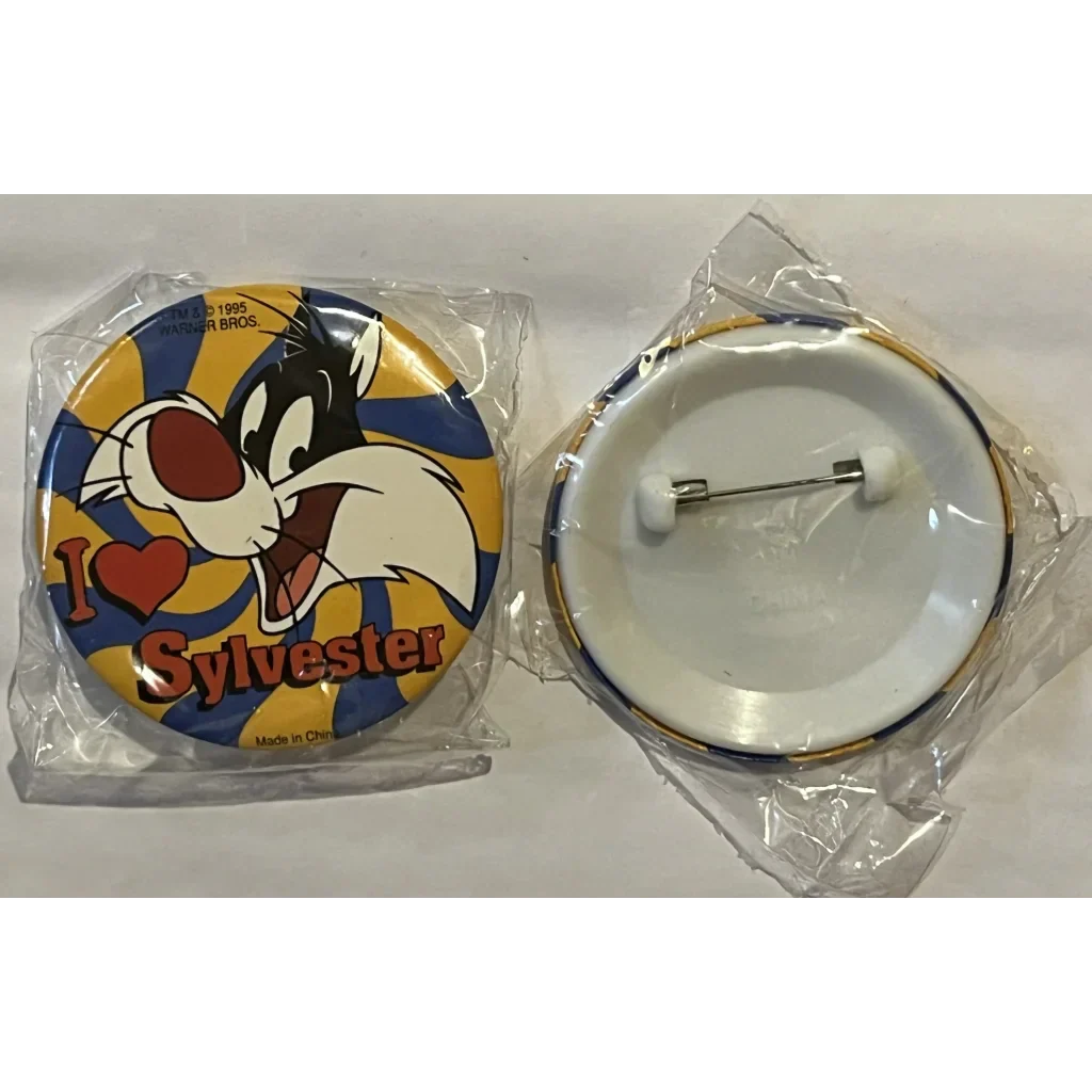 Rare 1995 Sylvester Looney Tunes Pin for Cartoon Collectors