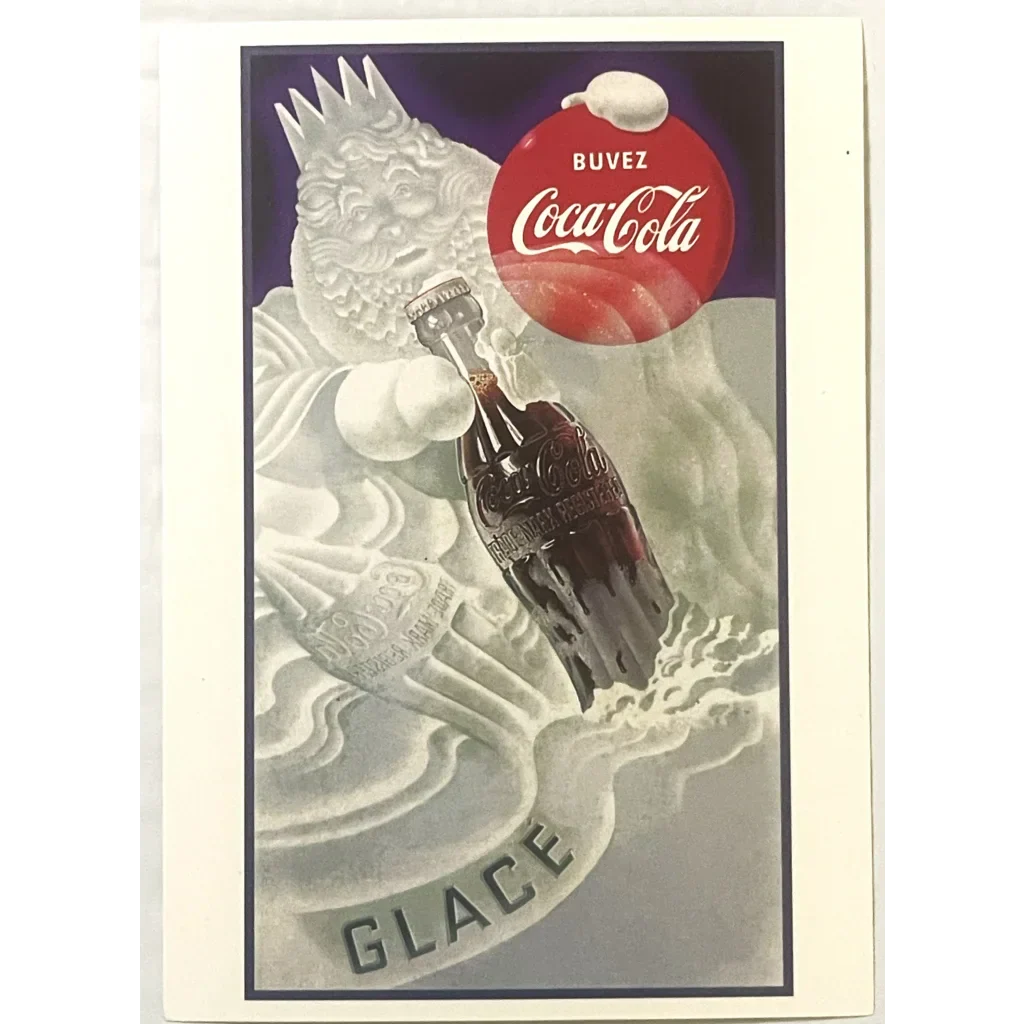 Rare 1997 Coke Coca Cola Glace Postcard Collectible Unveiled
