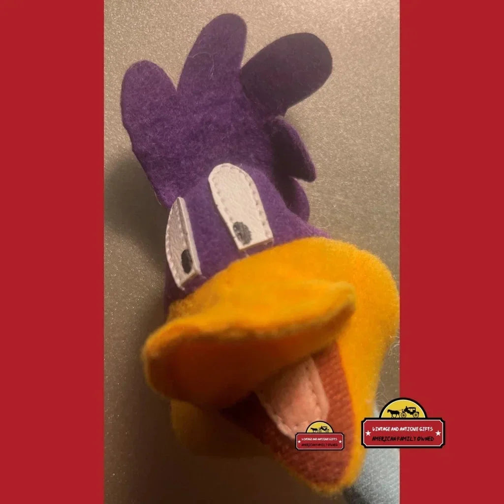 Rare 1997 Looney Tunes Roadrunner Plush Toy with Original Tag