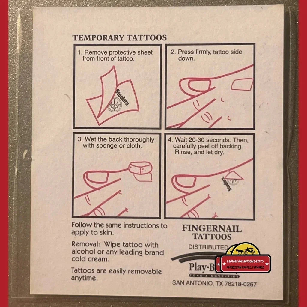 Rare 1997 Minnesota Vikings NFL Fingernail Tattoos Unleashed