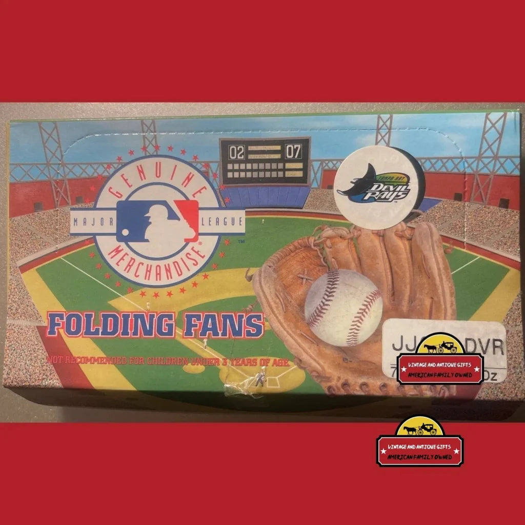 Vintage 1998 Tampa Bay Rays MLB Folding Fan Collectible