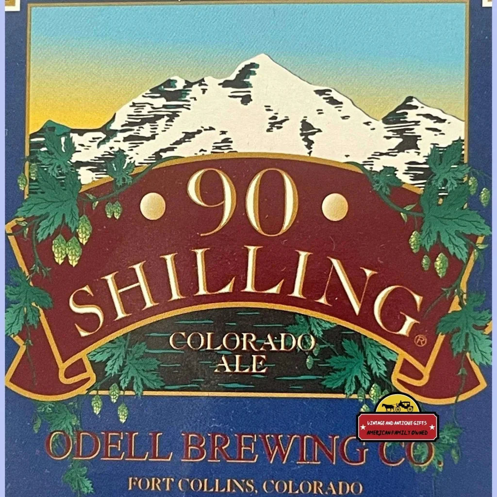 Rare 2000 Schilling Colorado Ale Label from Odell Brewing