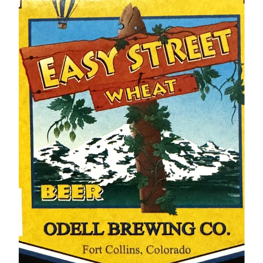 Rare Odell Easy Street Wheat Beer Label Collectible