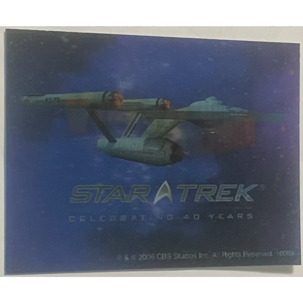 Rare Star Trek 40th Anniversary Enterprise Hologram Collectible