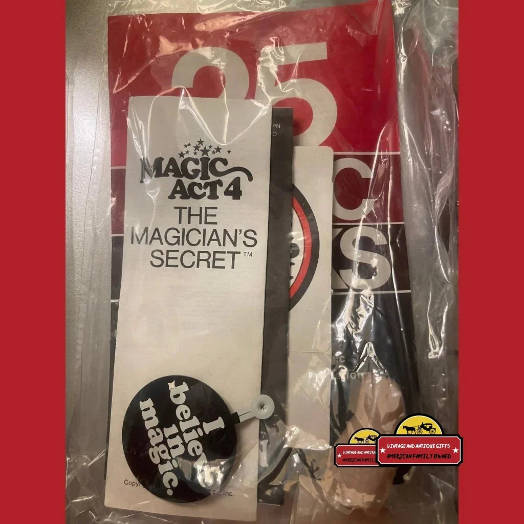 Unopened 1970s Vintage Magic Tricks Kit Reveals Nostalgic Wonder