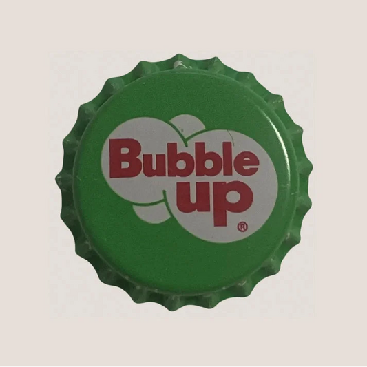 Vintage Bubble Up Bottle Cap Brings 80s Nostalgia from Indiana
