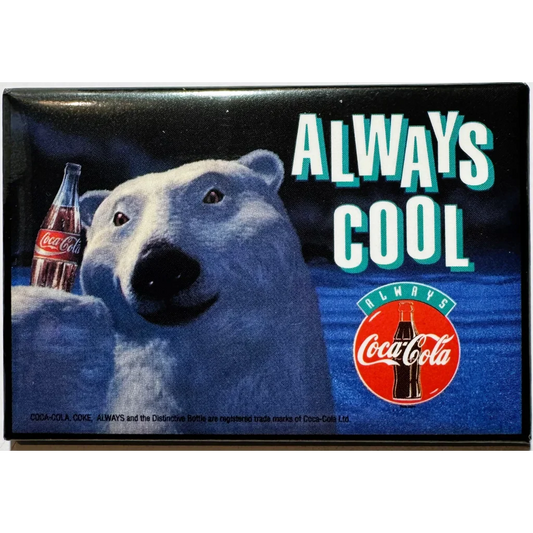 Vintage Coca-Cola Cool Polar Bear Pin Brings 1993 Superbowl Magic
