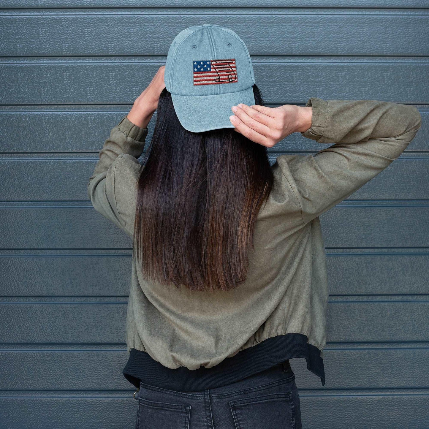 Embrace Freedom with Our U.S. Constitution Flag Vintage Hat - Lizard Vigilante