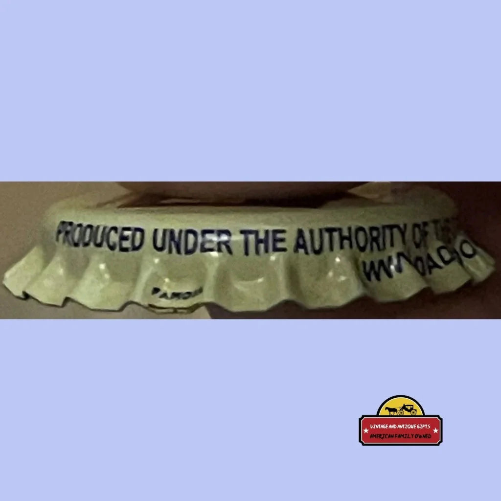Rare 1980s Dads Cream Soda Bottle Cap from Chicago and Jasper
