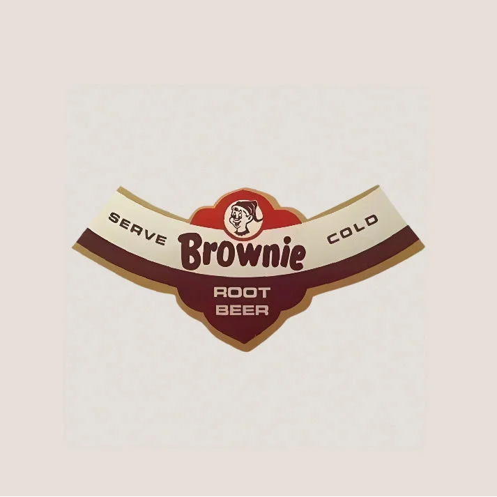 Vintage Detroit Root Beer Label Features Charming Elf Design