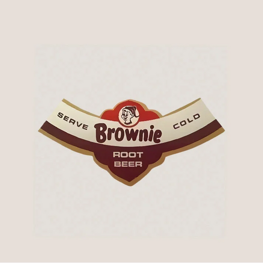 Vintage Detroit Root Beer Label Features Charming Elf Design