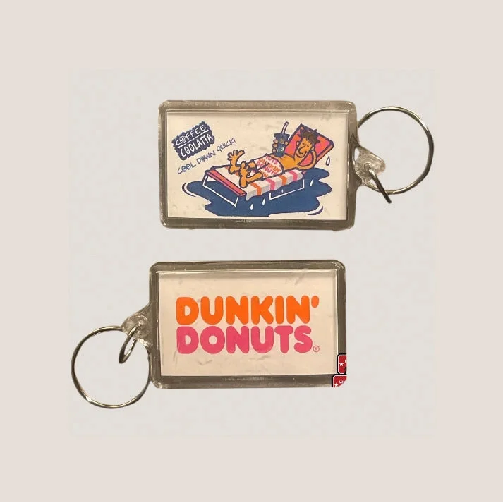 Vintage Dunkin' Coffee Coolatta Keychain Brings 90s Nostalgia