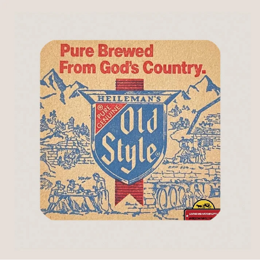 Vintage G. Heileman Brewing Style Beer Coaster Collectible