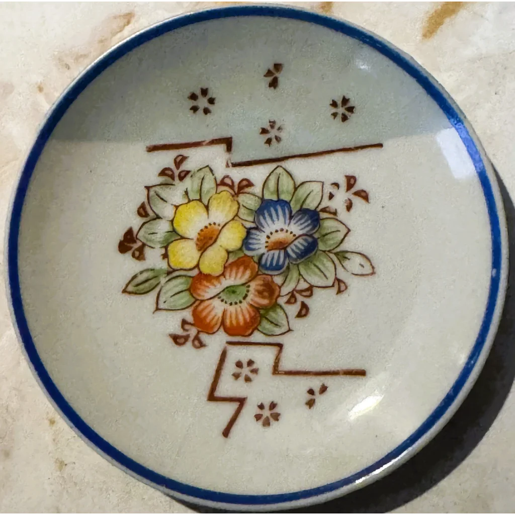 Vintage Merit Floral Tea Set Sugar Bowl Blooms with Charm