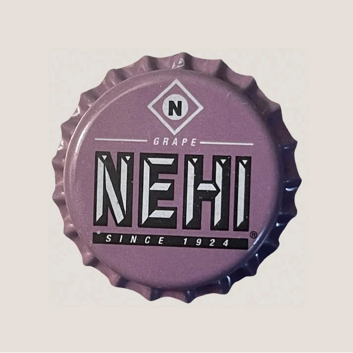 Vintage Nehi Grape Bottle Cap from 1980s Dr Pepper Jefferson NC