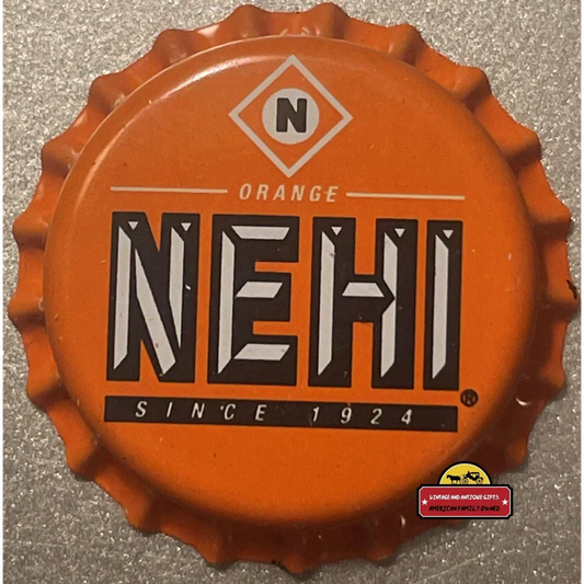 Rare 1980s Nehi Orange Bottle Cap from Jefferson NC